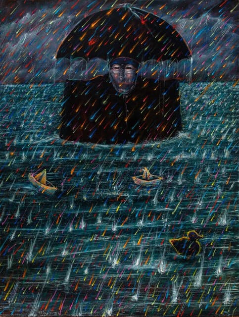 Mago de la Lluvia Inundado-Dado de Alejandro Colunga
