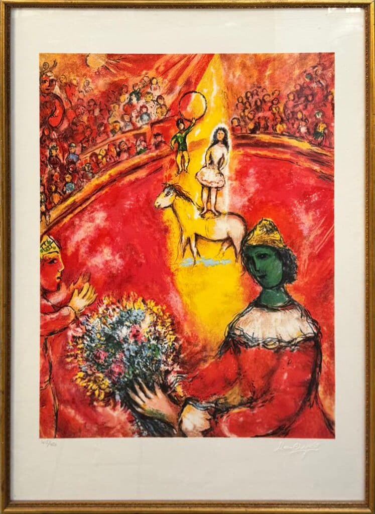 Circus by Marc Chagall - Posthumous original lithograph, 1994