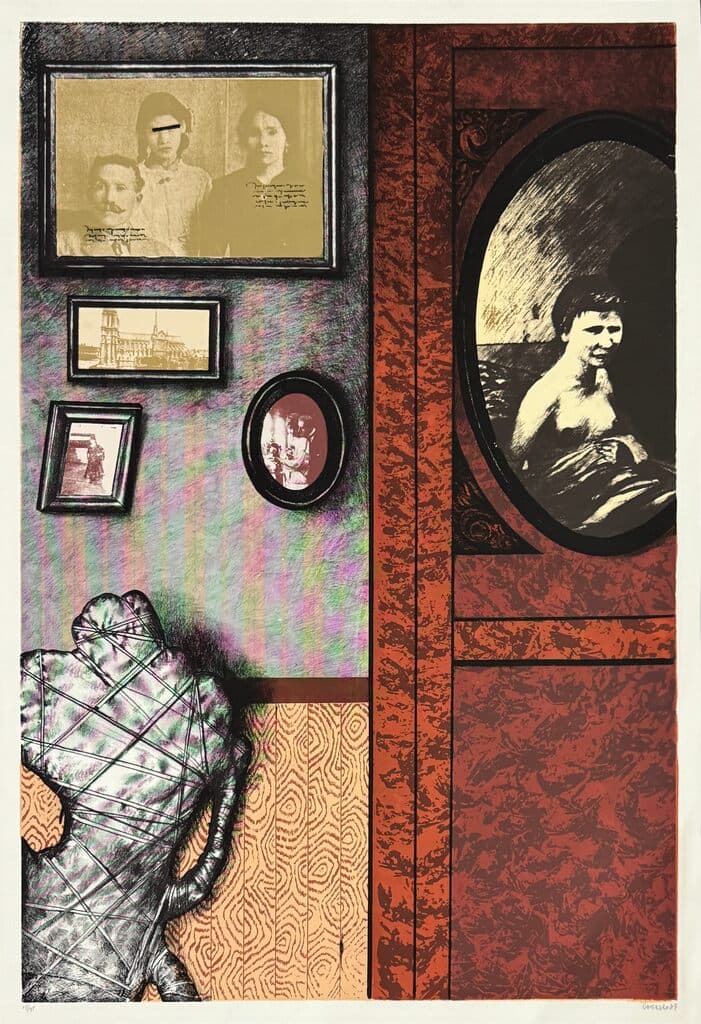 Untitled, Retratos de Familias by Javier Campos Cabello - Silkscreen, 1989