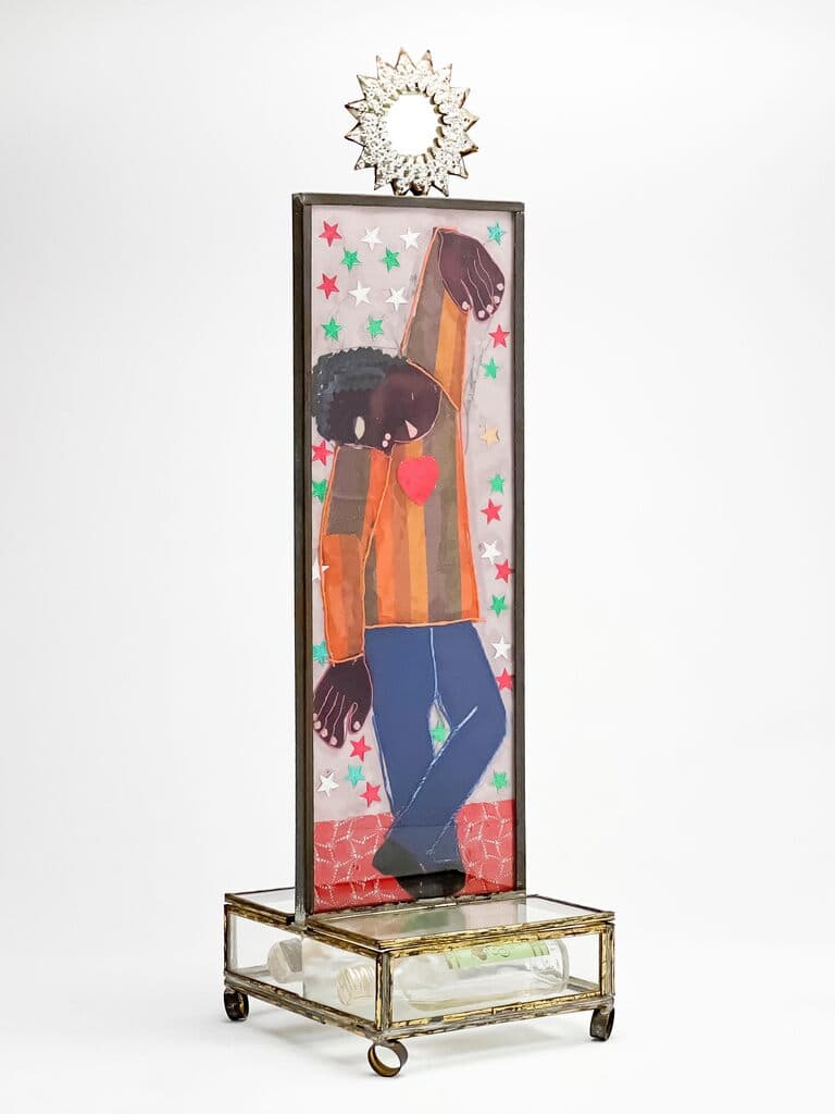 Sin título de Rodolfo Morales - Textile, Glass, 1991