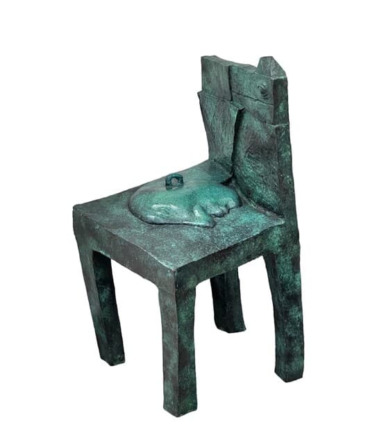 Bronze chair