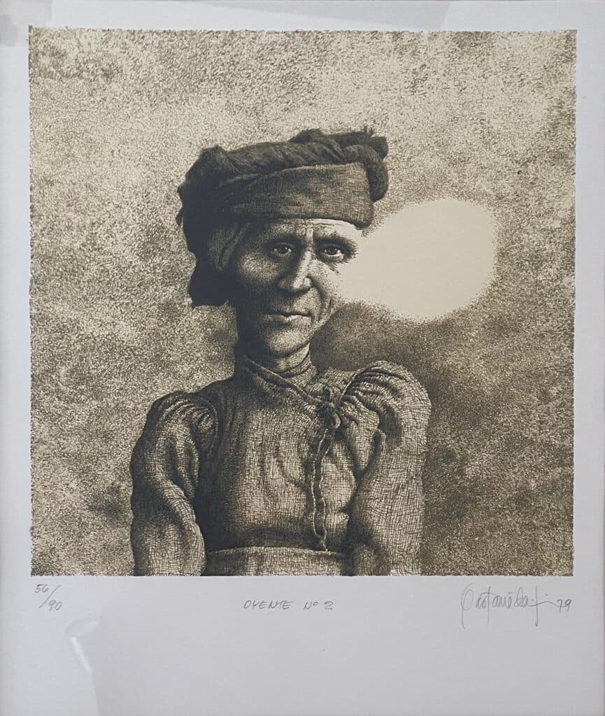 Untitled by Alfredo Castañeda - Lithography, 1979