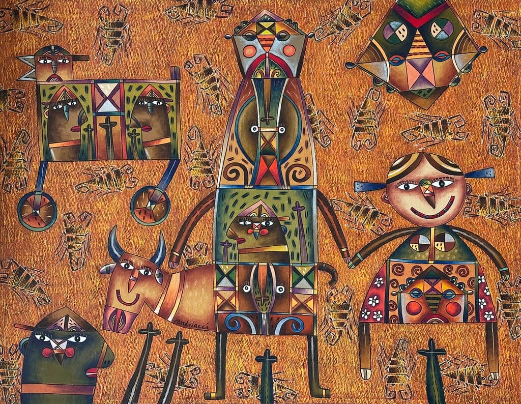 Untitled by Fernando Andriacci - Oil on canvas, 2000s-2010s