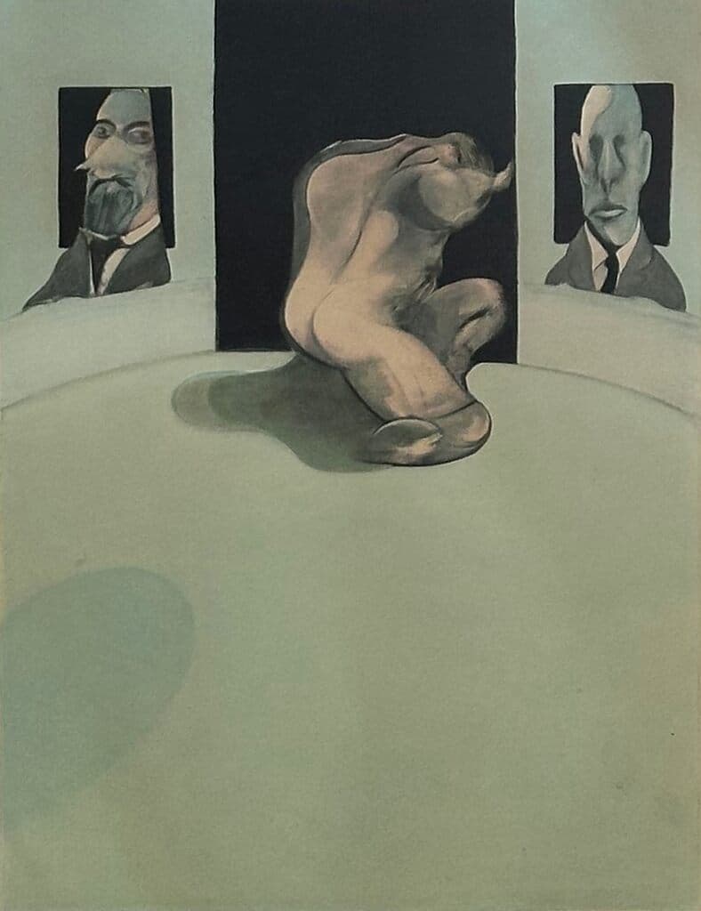 Untitled by Francis Bacon - Lithograph on paper, 1960s-1970s