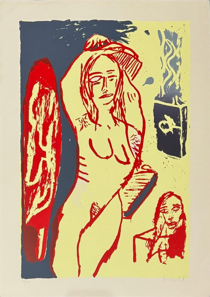 Untitled, Desnudo de Mujer by Roberto Turnbull - Silkscreen, Unknown
