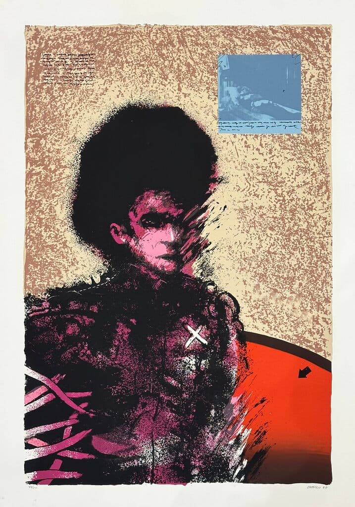 Untitled by Javier Campos Cabello - Silkscreen, 1988
