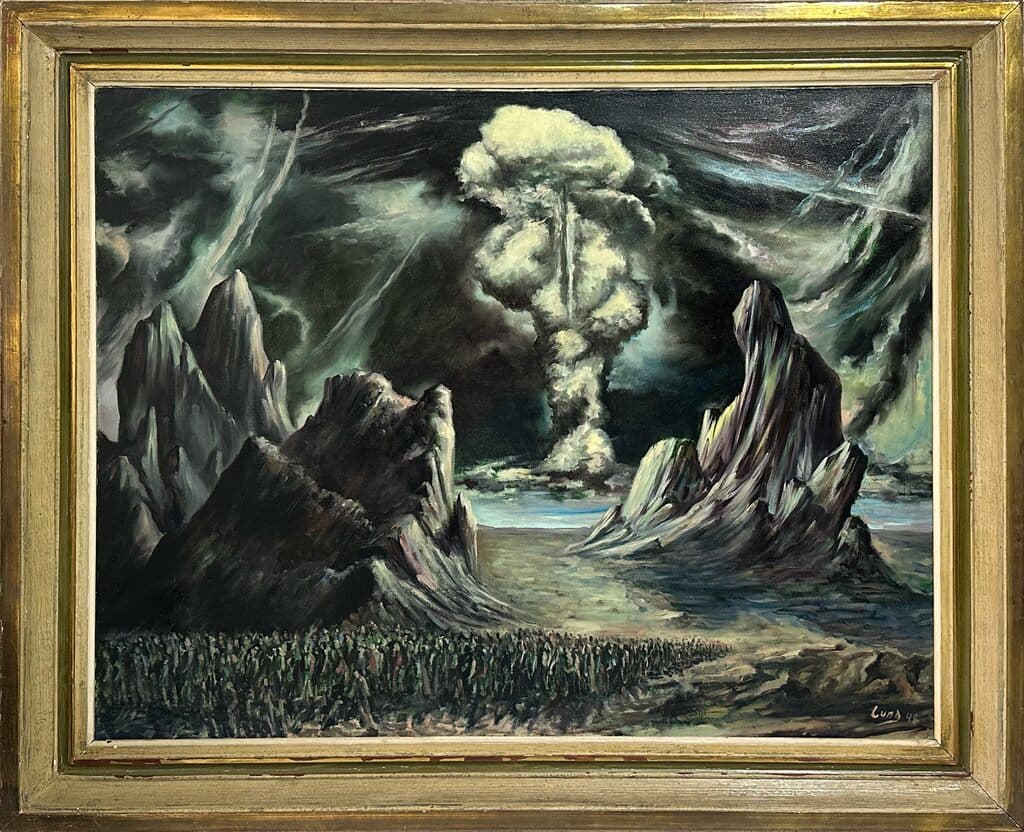 Éxodo de Antonio Rodriguez Luna - Oil on canvas, 1948