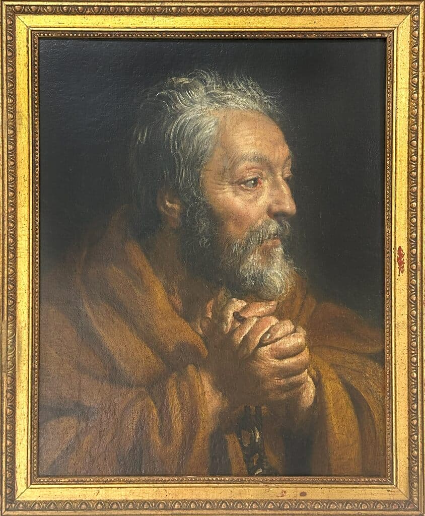 Portrait by 18th Century Spanish School - Oil on canvas, 1700´s