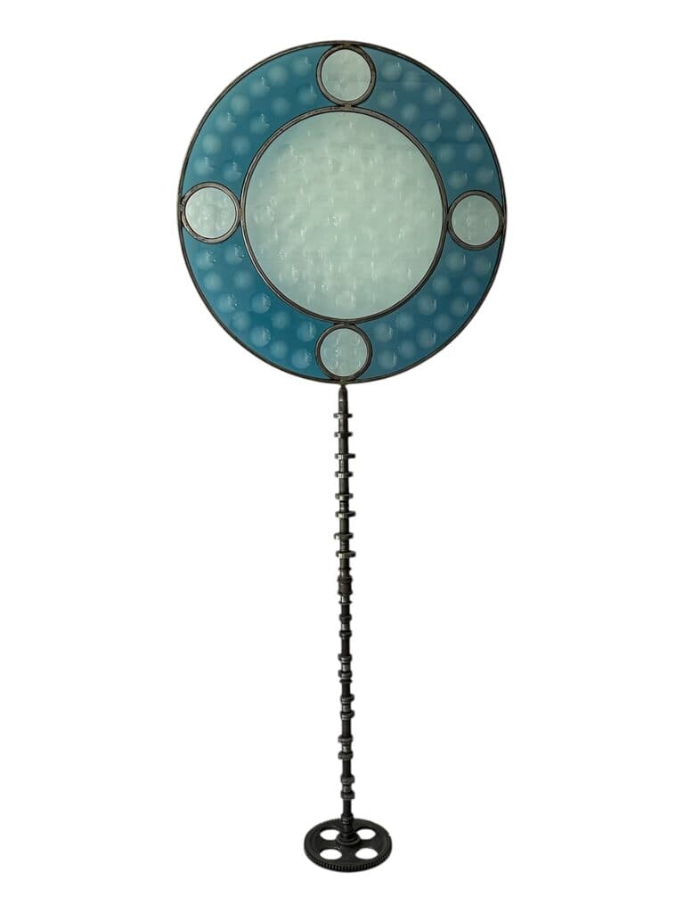 Magiscopio by Feliciano Bejar - Glass and steel, 1989