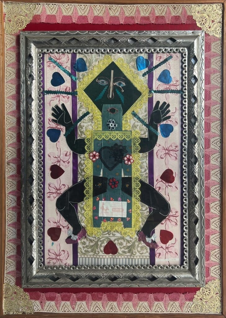 La Mujer Vitruvio de Rodolfo Morales - Collage, 1998