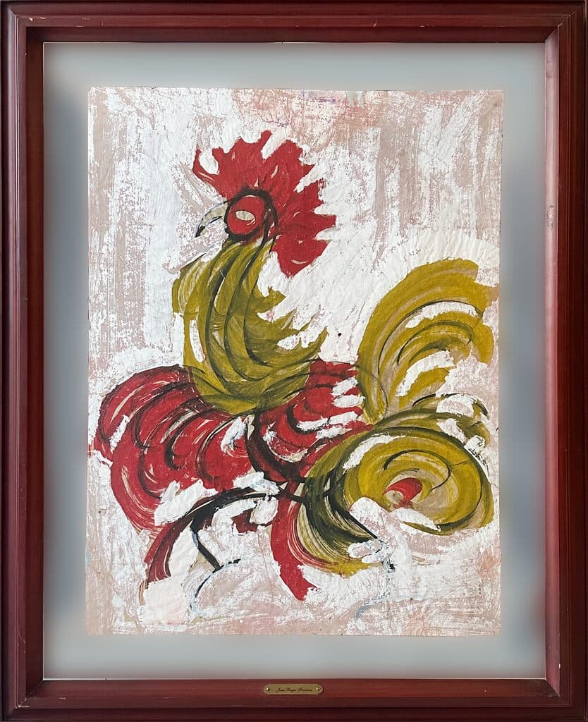 Gallo de Jesus "Chucho" Reyes Ferreira - Tempera on paper, 1960s