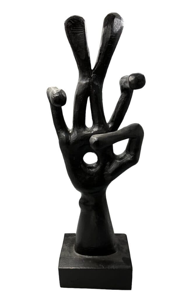 La Mano Divina by Mathias Goeritz - Carved Wood, 1950s