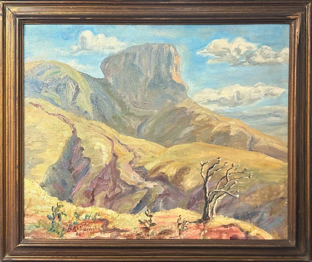 Untitled by Boris Antipovich - Oil on canvas, 1966