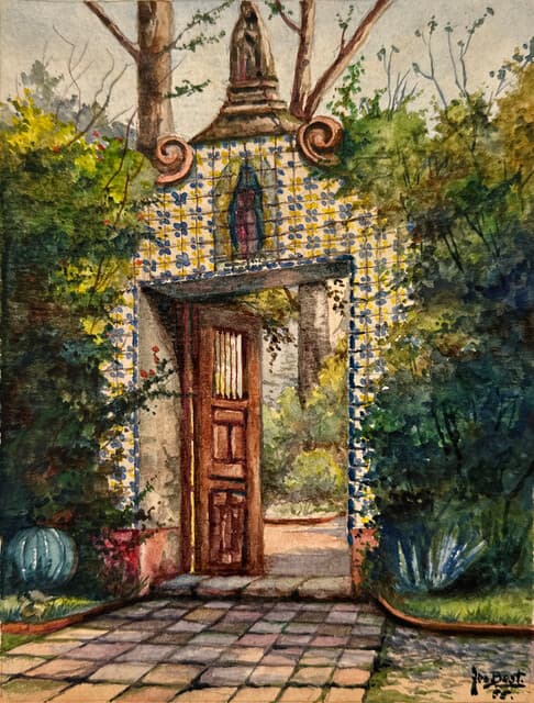 Convento de Churubusco. Puerta de la Aventa, Cd. de México